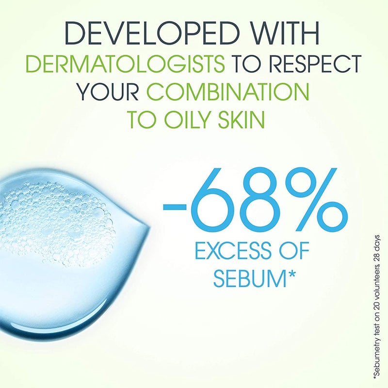 Bioderma Sebium Moussant Purifying Cleansing Foaming Gel For Combination To Oily Skin 200 mL