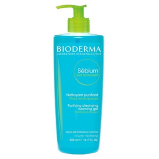 Bioderma Sebium Moussant Purifying Cleansing Foaming Gel For Combination To Oily Skin 500 mL