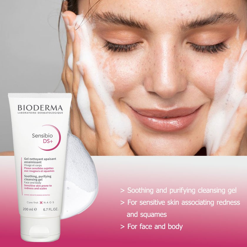Bioderma Sensibio DS+ Cleansing Gel 200ml
