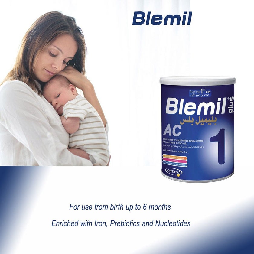 Blemil Plus Stage 1 AC Anti Constipation Baby Milk Formula For 0 To 6 Months 400g