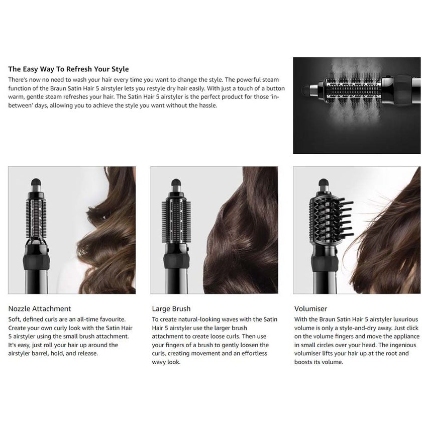 Braun Satin Hair 5 Steam Power Air Styler AS530
