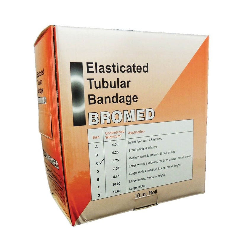 Bromed Elasticated Tubular Bandage C Roll 10 m