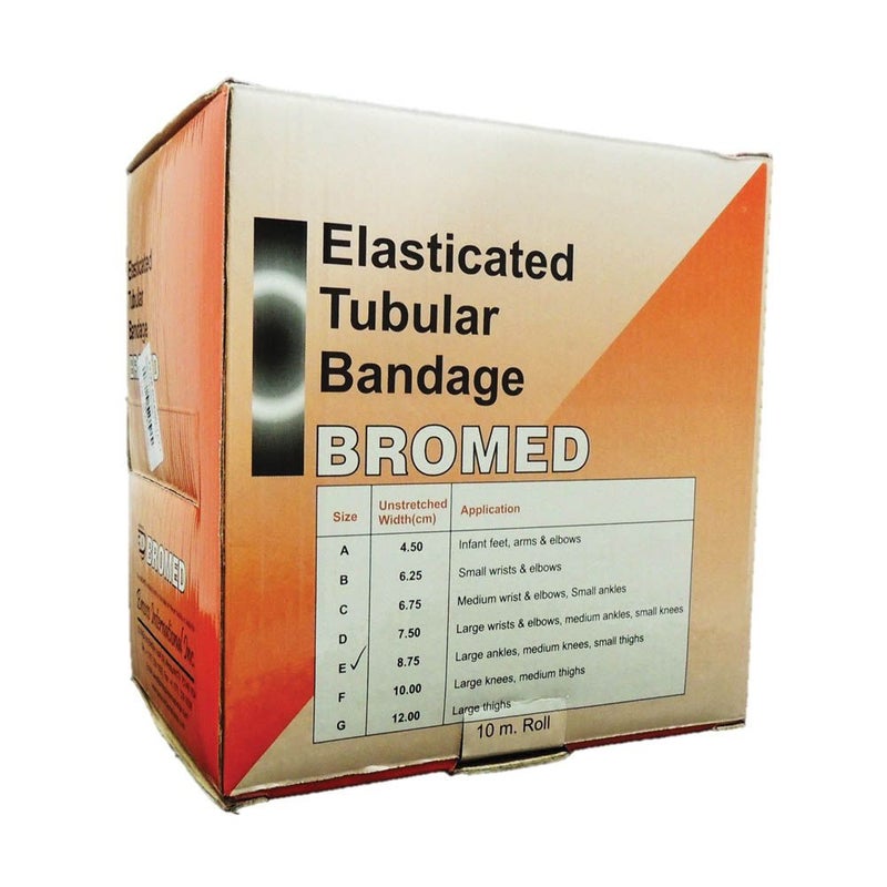 Bromed Elasticated Tubular Bandage E Roll 10 m