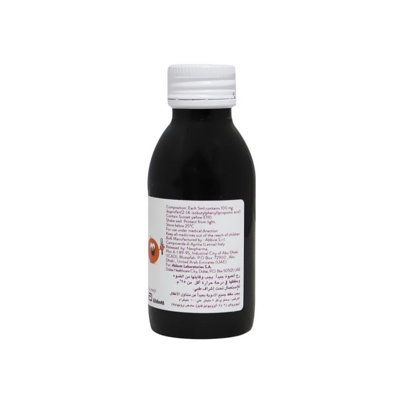 Brufen Paediatric Syrup For Fever & Pain Relief 100ml