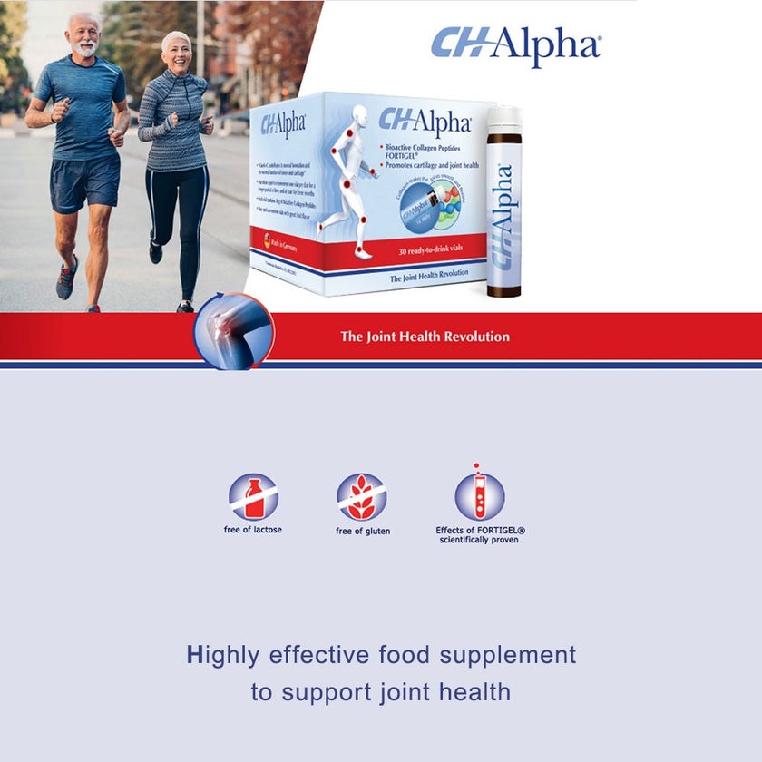 CH Alpha Drinkable Collagen Peptide Vials 25ml, Pack of 30's