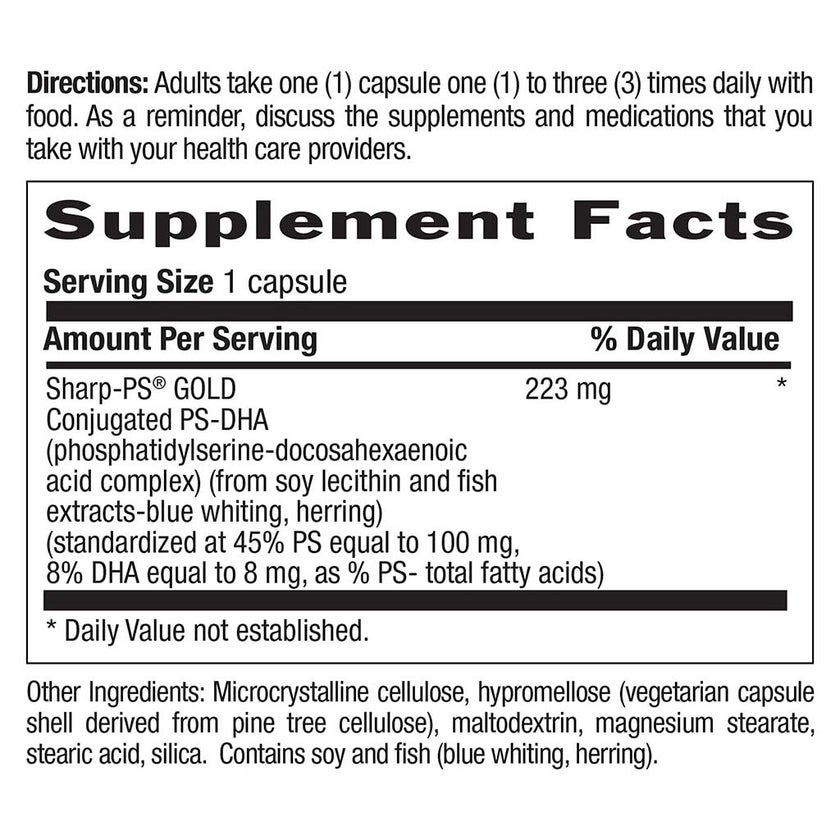 Country Life Triple Action Sharp Thought Capsules, Pack of 30's