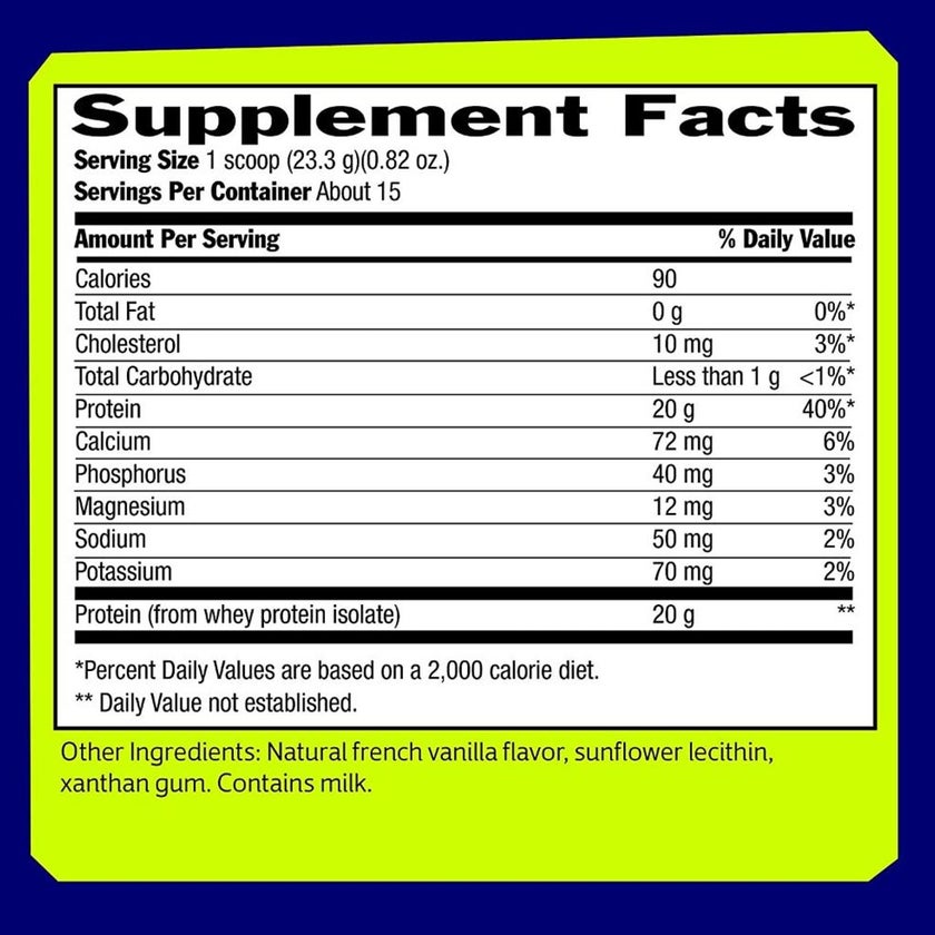 Biochem 100% Whey Isolate Protein Powder 350g - Natural Flavour