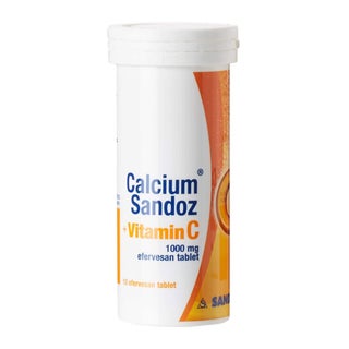 Calcium Sandoz®+Vitamin C 1000 mg Effervescent Tablet 10's