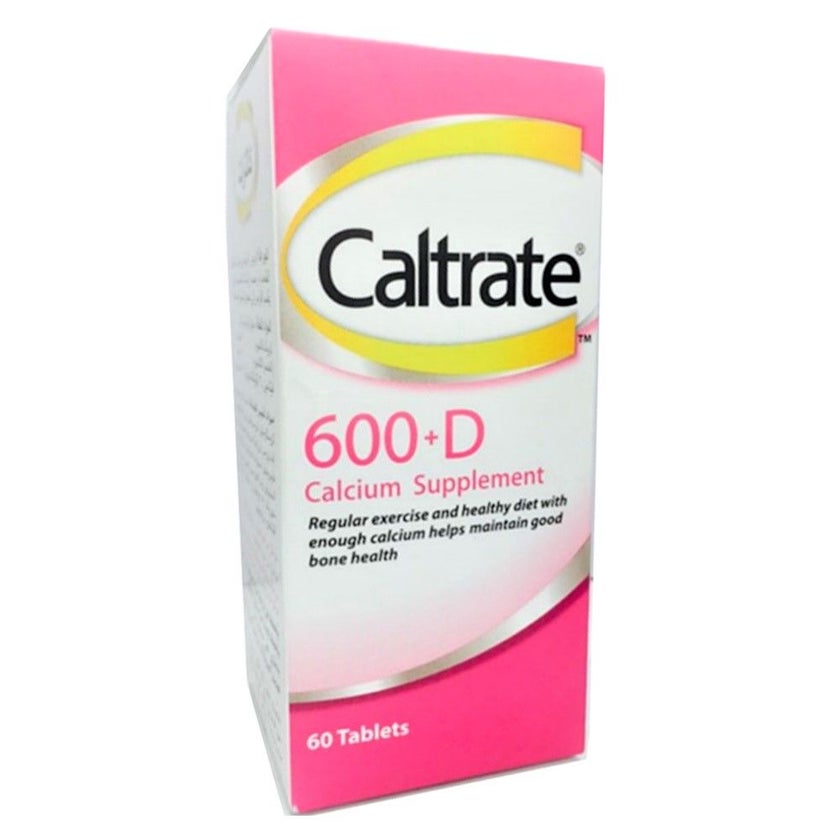 Caltrate + Vitamin-D 600mg Tablets, Pack of 60's