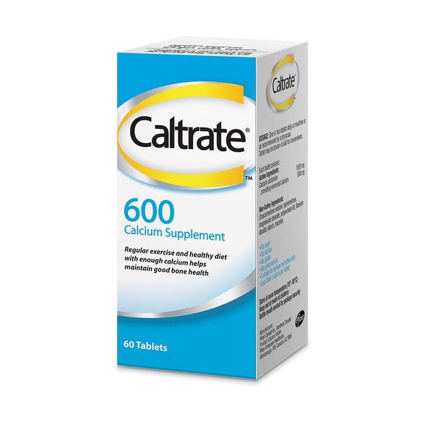 Caltrate 600mg Tablets, Pack of 60's