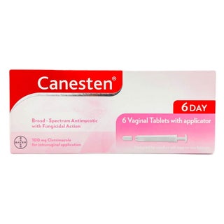Canesten 100mg Vaginal Tablets With Applicator, Pack of 6's