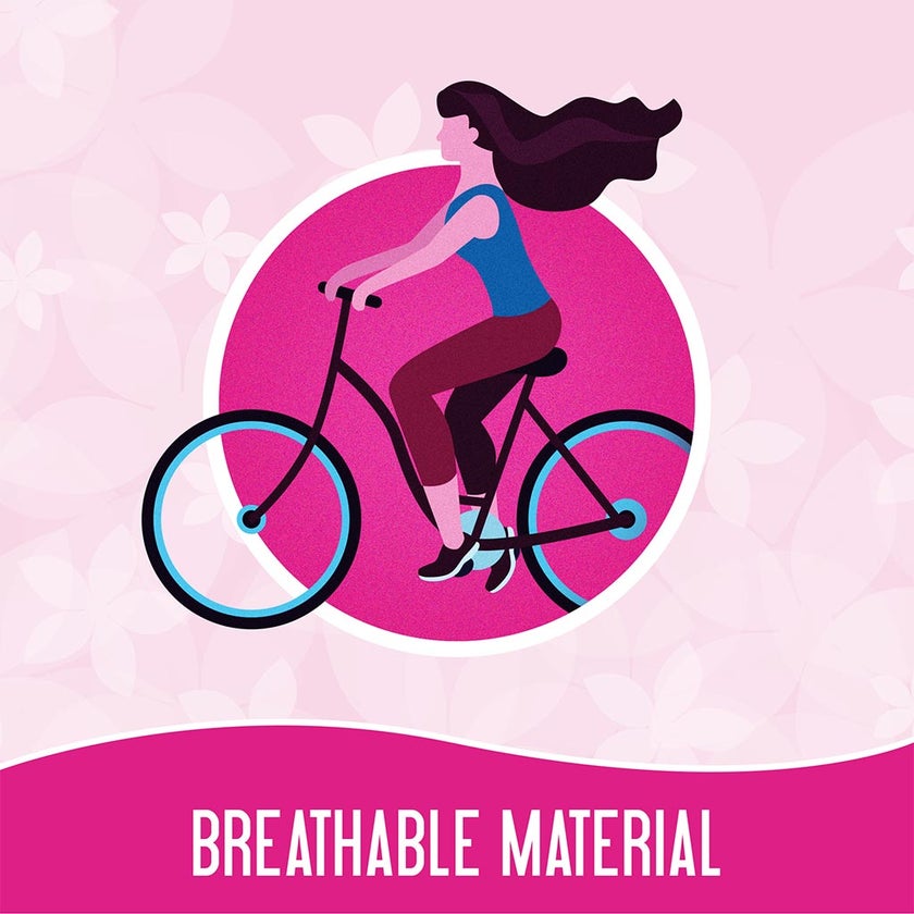 Carefree Breathable Cotton Unscented Panty Liners, Pack of 34's