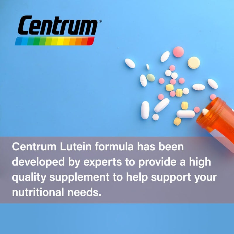 Centrum With Lutein Adult Multivitamin Supplement Tablets, Pack of 30's