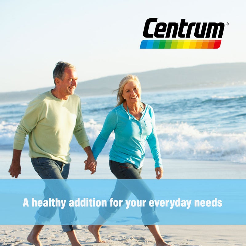 Centrum Silver With Lutein 50+ Adult Multivitamin Supplement Tablets, Pack of 30's