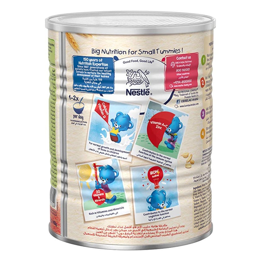 Nestle Cerelac Wheat & Dates Infant Cereals From 6 Months 400g
