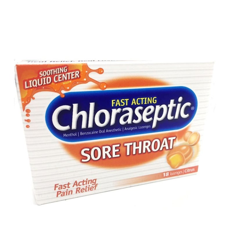 Chloraseptic Citrus Lozenges, Pack of 18's