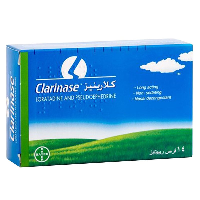 Clarinase Repetabs Tablets For Cold & Allergy, Pack of 14's 