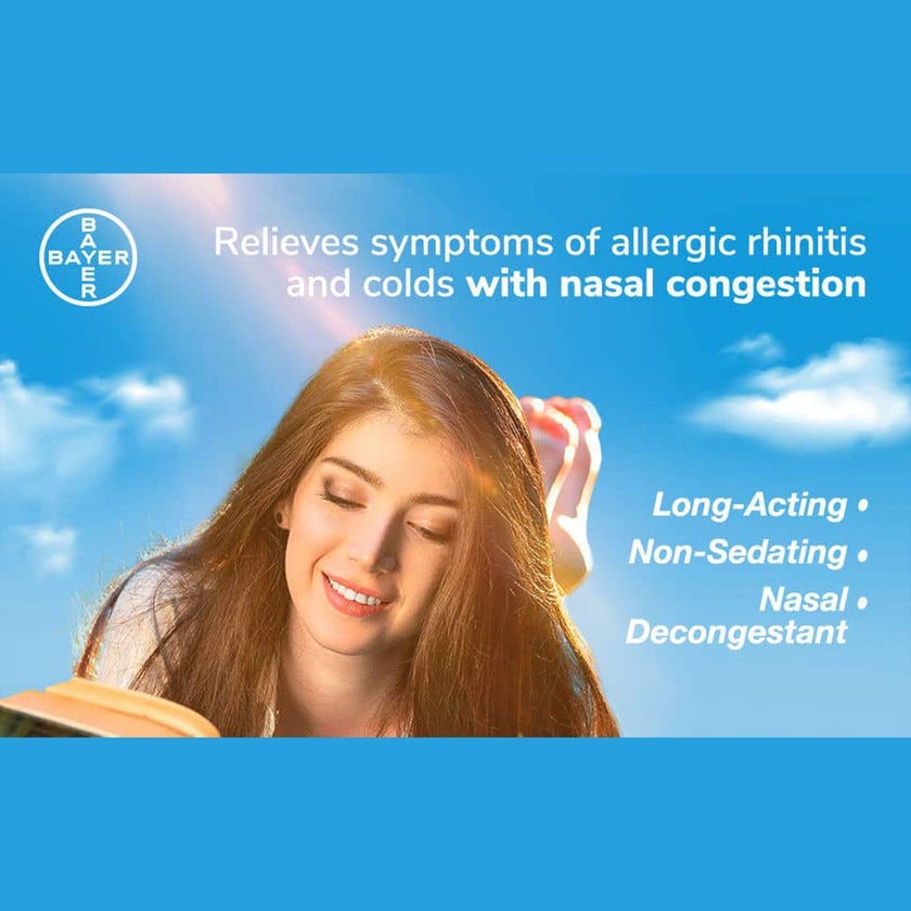 Clarinase Repetabs Tablets For Cold & Allergy, Pack of 14's