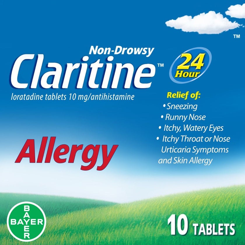 Claritine 10mg for Allergy Tablets, Pack of 10's