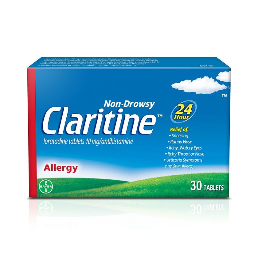 Claritine 10mg for Allergy Tablets, Pack of 30's