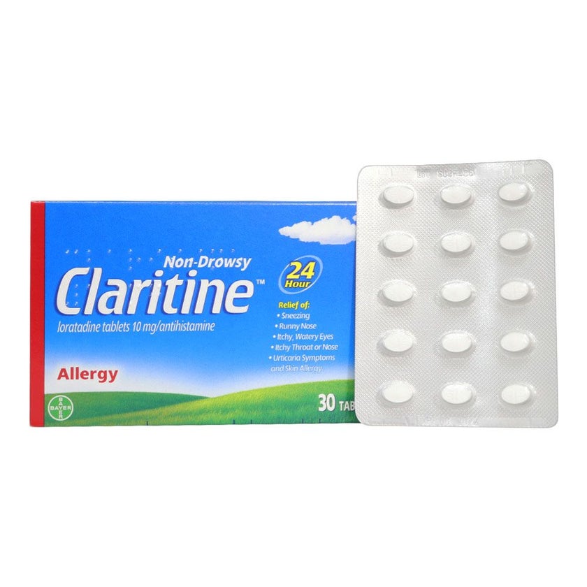 Claritine 10mg for Allergy Tablets, Pack of 30's