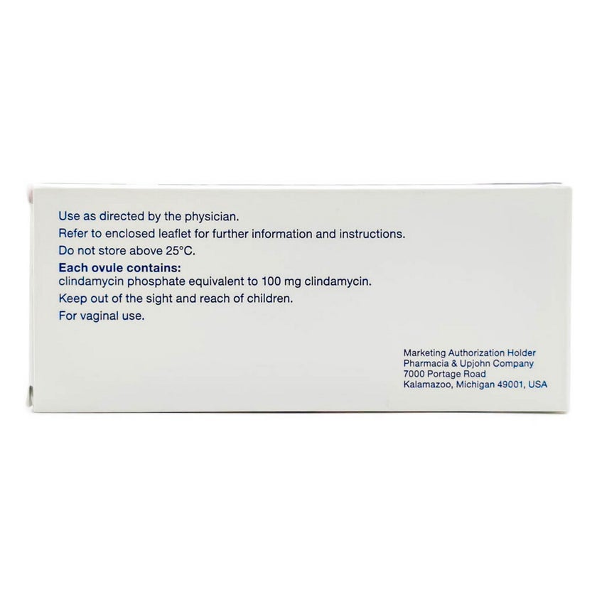 Dalacin 100mg Vaginal Ovules, Pack of 3’s