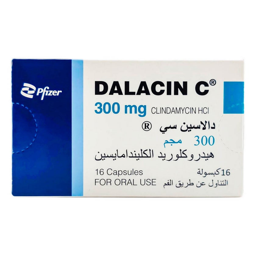Dalacin C 300mg Capsules, Pack of 16's