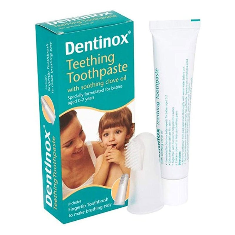 Dentinox Teething Toothpaste With Soothing Clove Oil For 0-2 Year Baby 30ml