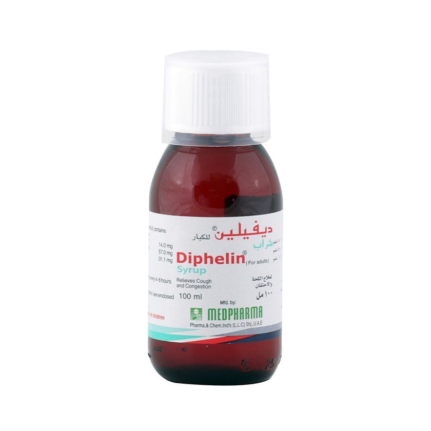 Diphelin Adult Syrup 100ml