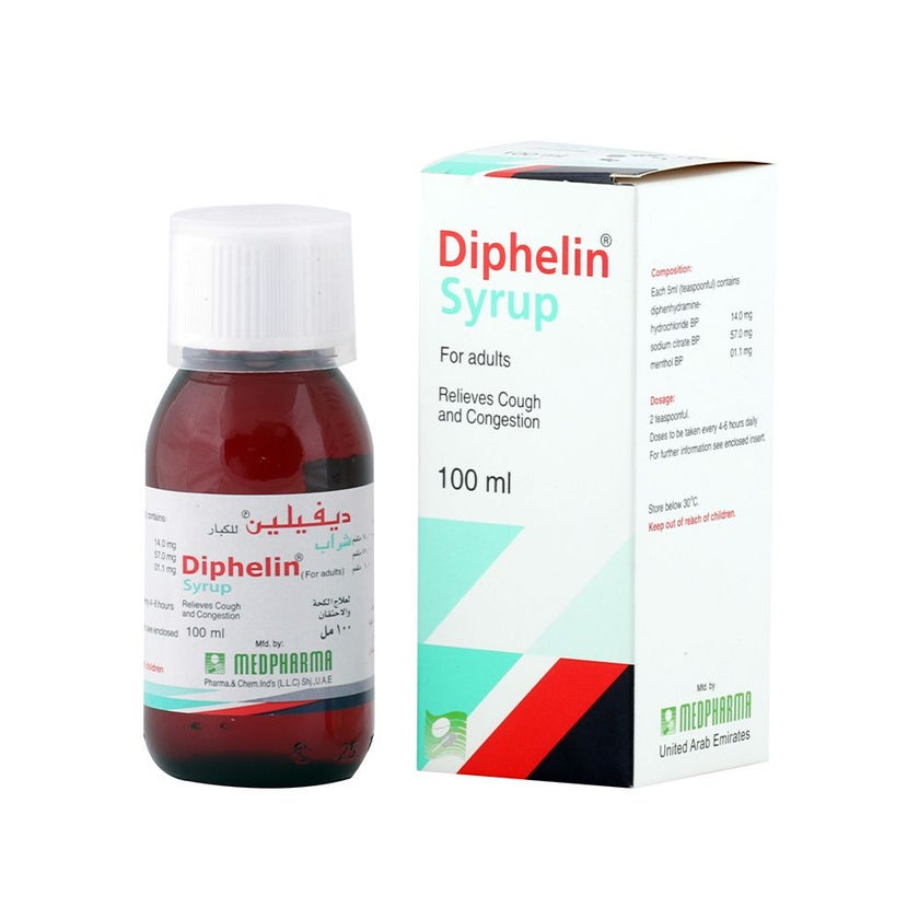 Diphelin Adult Syrup 100ml