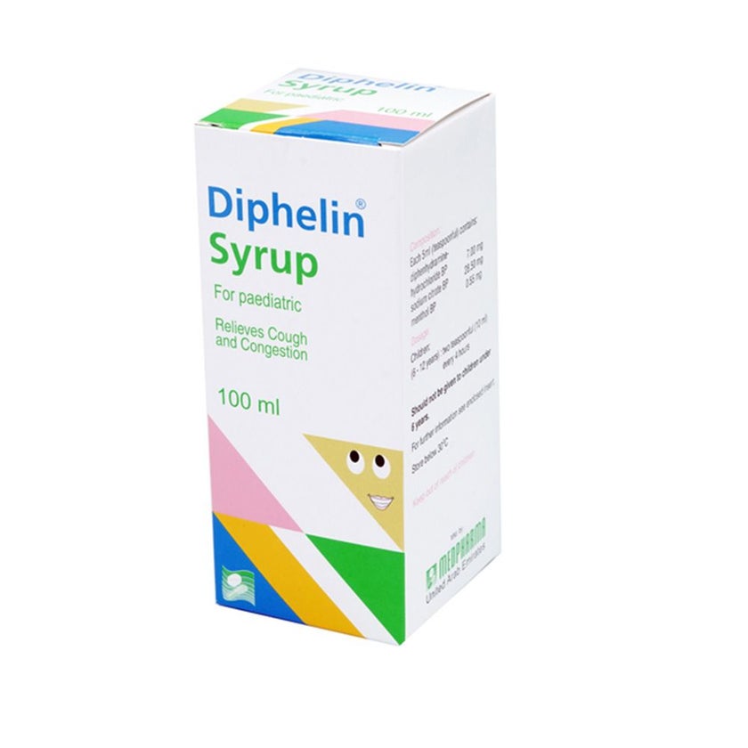 Diphelin Pedriatric Syrup 100ml