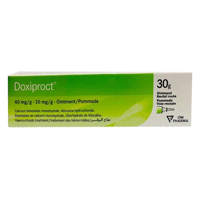 Doxiproct Rectal Ointment For Hemorrhoids 30g