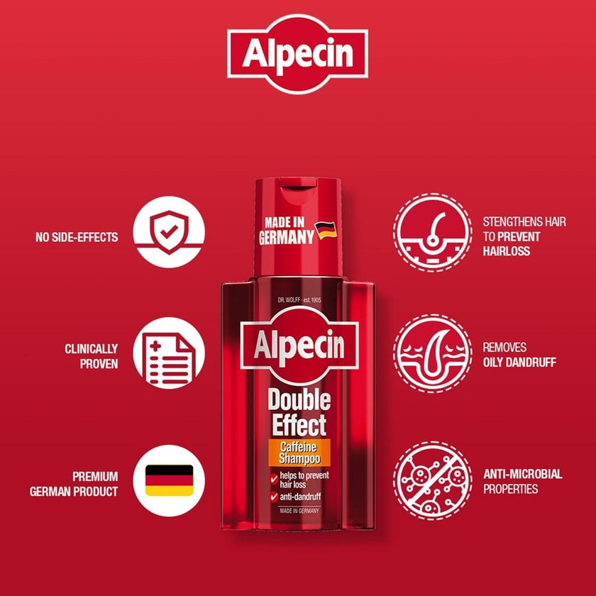 Dr.Wolff Alpecin Double Effect Caffeine Shampoo 200ml