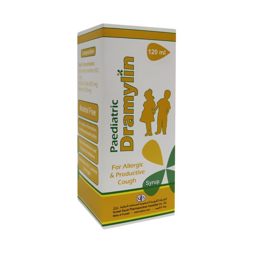 Dramylin Paediatric Syrup 120ml
