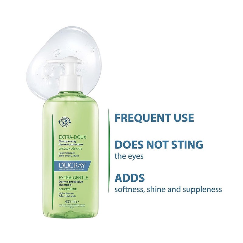 Ducray Extra-Gentle Dermo-protective Shampoo 400 mL