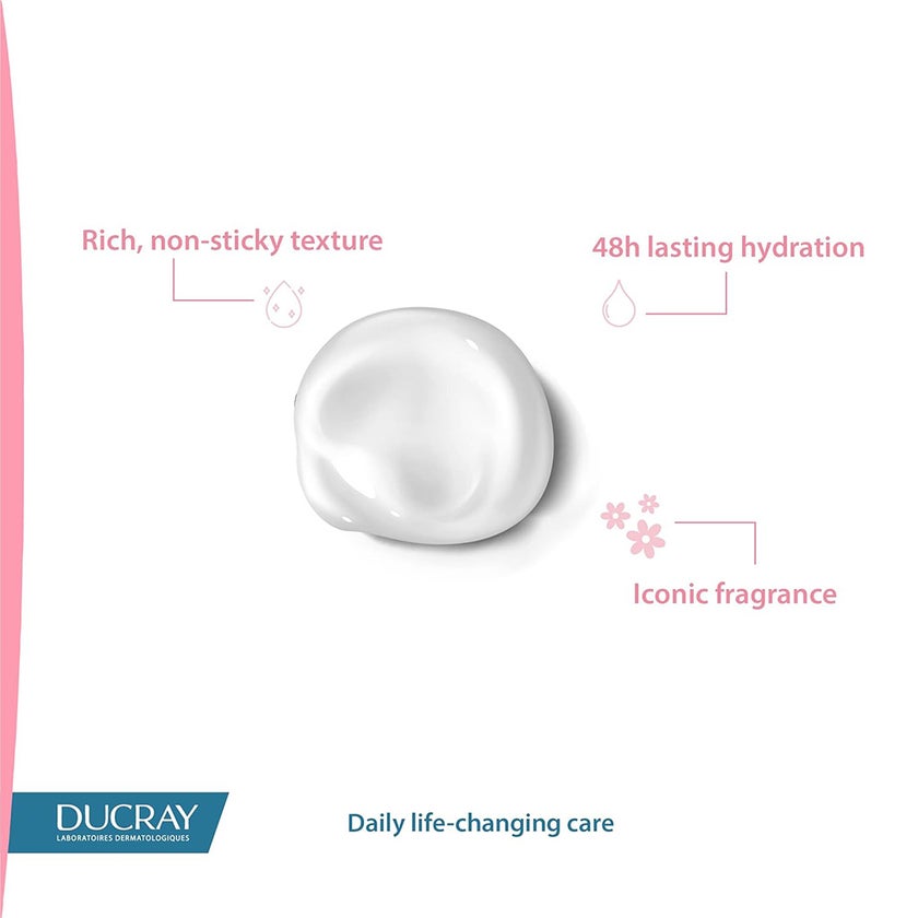 Ducray Ictyane Emollient Nutritive Cream For Face & Body 200ml