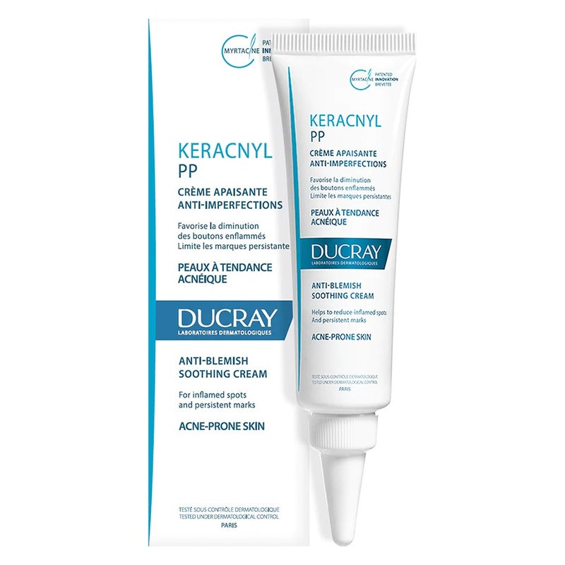 Ducray Keracnyl PP Anti-Blemish Soothing Cream 30 mL