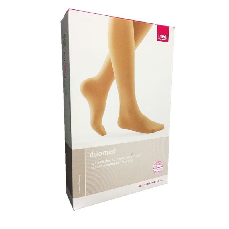 Duomed Thigh Closed Toe CCL1 Compression Stocking XXL