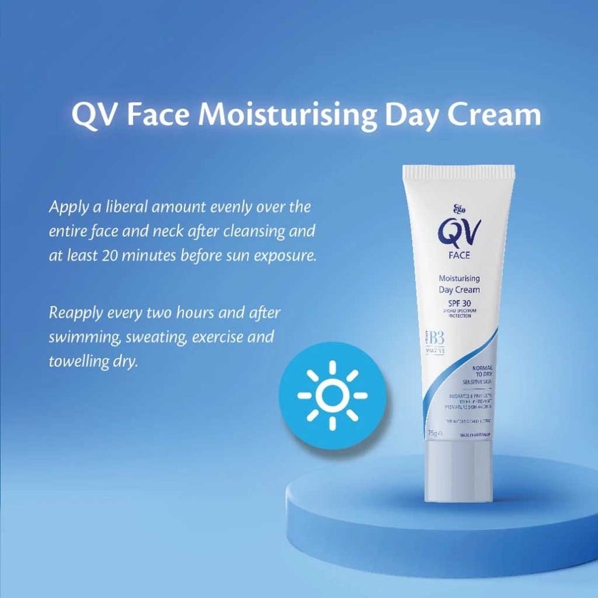 Ego QV Face Moisturizing Day Cream With SPF 30, 75g