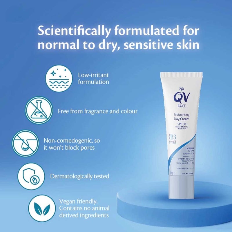 Ego QV Face Moisturizing Day Cream With SPF 30, 75g