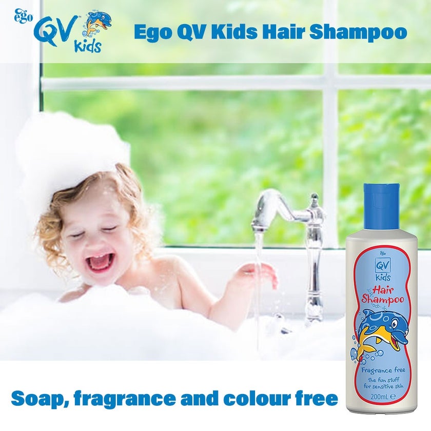 Ego QV Kids Fragrance Free Hair Shampoo For Sensitive skin 200g