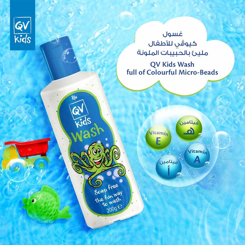 Ego QV Hair And Body Kids Wash Soap Free 200g