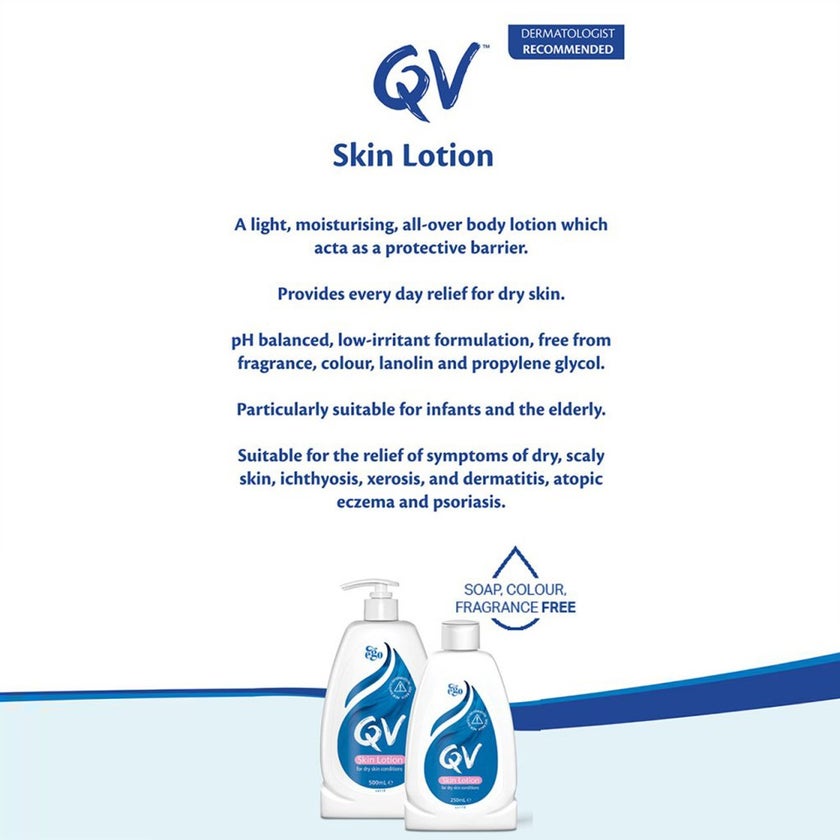 Ego QV Skin Lotion Moisturizer For Dry And Sensitive Skin 250ml