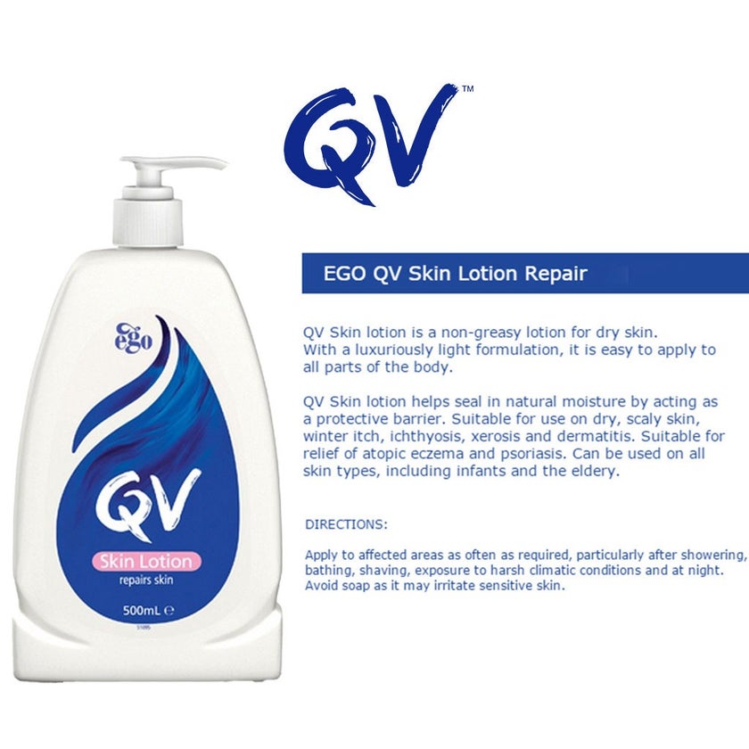 Ego QV Skin Lotion For Dry And Sensitive Skin 500ml