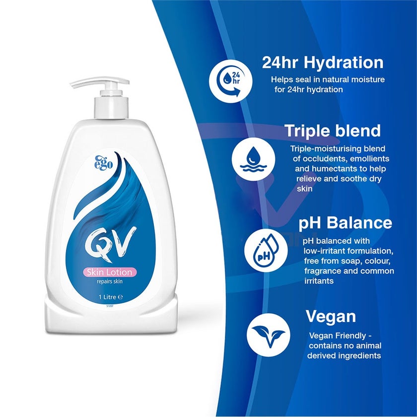 Ego QV Skin Lotion For Dry And Sensitive Skin 500ml
