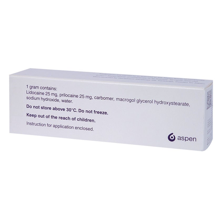 Aspen Emla Skin Numbing Topical Anaesthetic Cream 30g