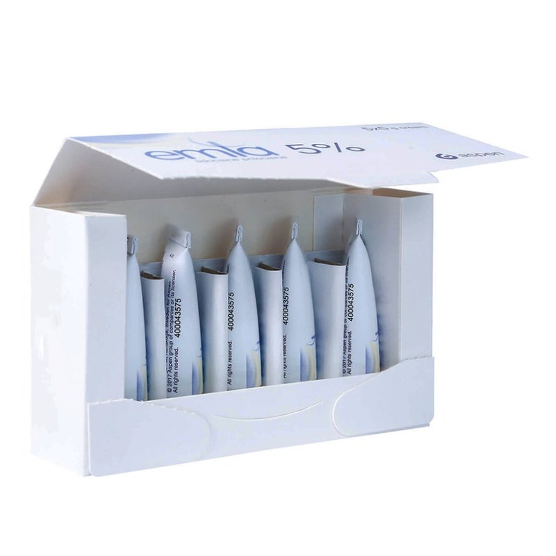 Aspen Emla Skin Numbing Topical Anaesthetic Cream 5 g 5's