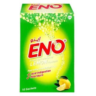 ENO Sachets For Indigestion And Heartburn Lemon Flavour 5g, Pack of 10's