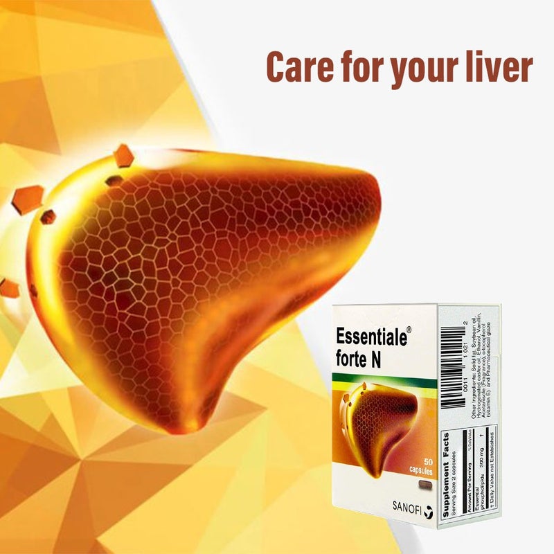 Essentiale Forte 300mg Capsule For Liver Support, Pack of 50's