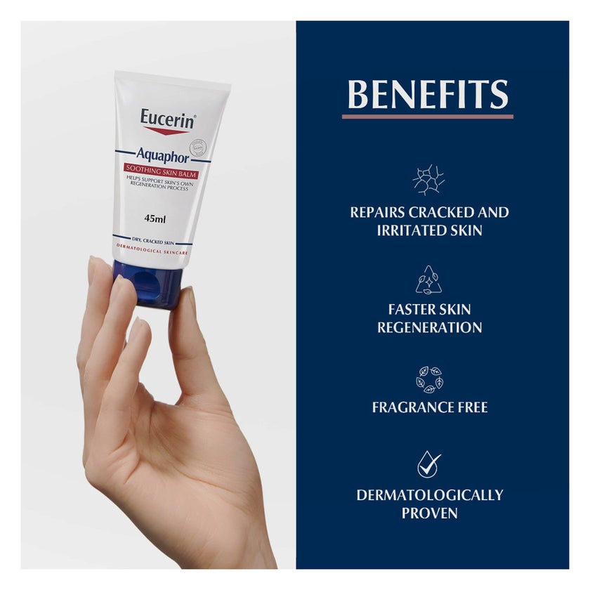 Eucerin Aquaphor Soothing Skin Balm For Dry & Cracked Skin 45ml